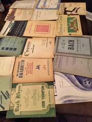 Lot Of Vintage Piano Books And Sheet Music