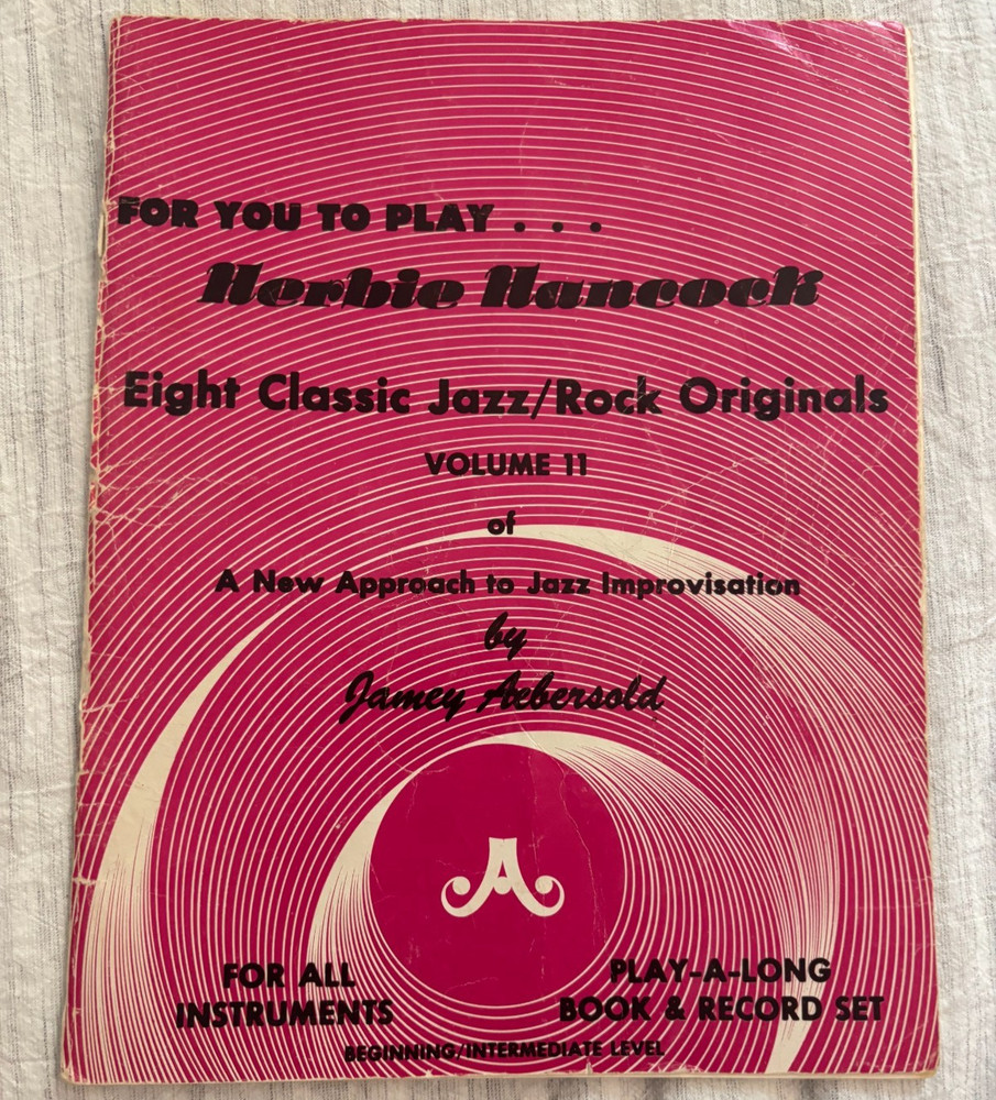 Jamey Aebersold Vol 11 Herbie Hancock Jazz/Rock Originals Play-A-Long Book