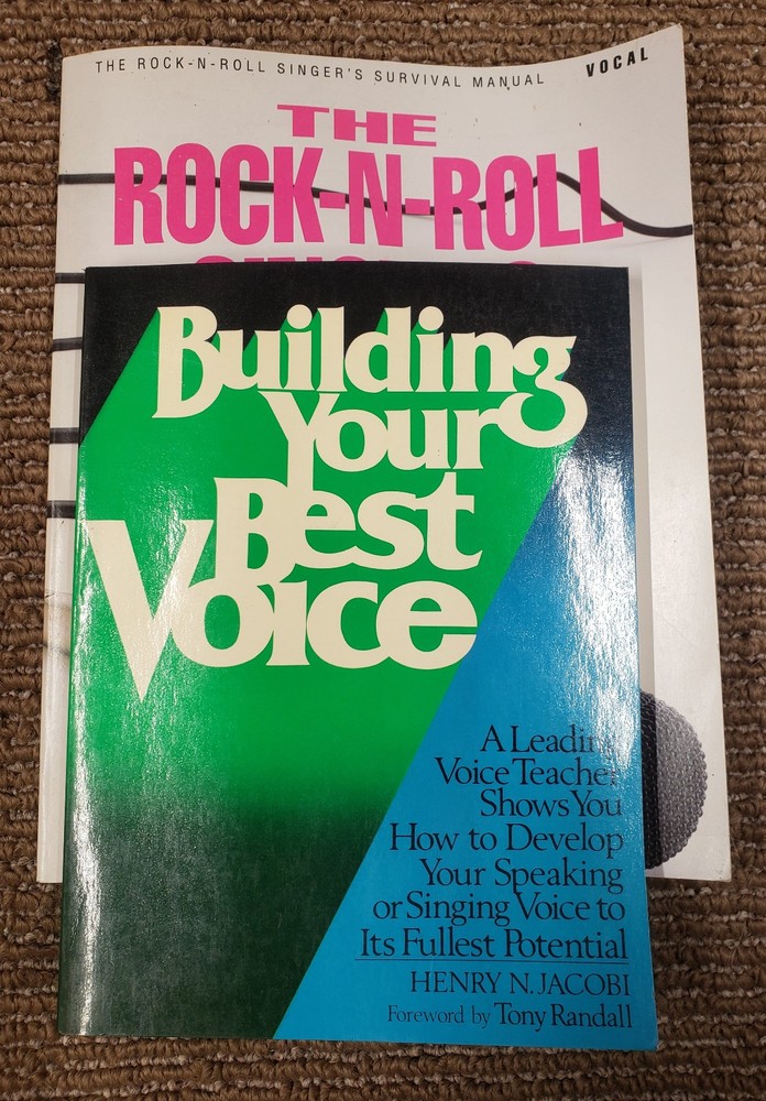 2 Voice/Vocal Books Rock and Roll Singers Survival Manual and Build Best Voice