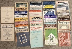VTG Original Sheet Music Lot Of 40 Teens 20s 30s 40s Song Show Tunes Piano Vocal
