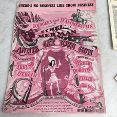 Vintage Sheet Music Lot Show Tunes Musicals Show Boat Annie Get Fiddler