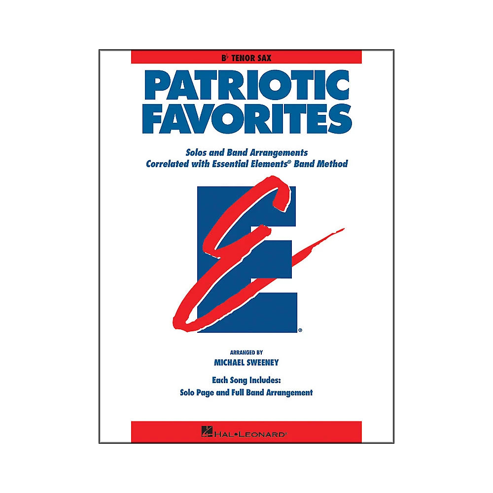 Hal Leonard Patriotic Favorites Bb Tenor Saxophone
