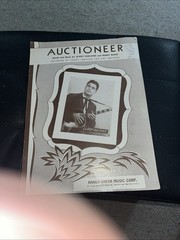 1957 LE ROY VAN DYKE sheet music THE AUCTIONEER