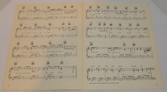 Neil Diamond Hello Again Sheet Music 1981 The Jazz Singer Movie Piano Vocal Gtr