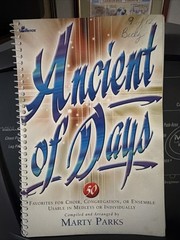 Praise & Worship Spiral Bound Songbook Ancient Days Marty Parks Piano/Vocal VG