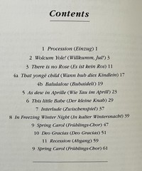 A Ceremony of Carols Benjamin Britten Choral Music Book SATB Harp or Piano 1994