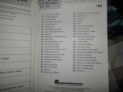 EKM Instruction Book 193 Songs Of The &rsquo;80&rsquo;s The Decade Series