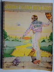 Spiral bound ELTON JOHN Songbook GOODBYE YELLOW BRICK ROAD Sheet Music 18 Songs
