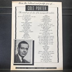 C&rsquo;est Magnifique from Can-Can Piano Voice Sheet Music by Cole Porter 1953