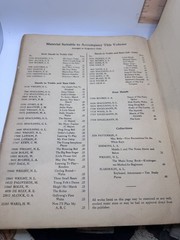 Music Book « School for the Pianoforte » Beginners 1929 by Theo Presser M60