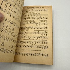 Vintage 1952 “Silver Chords” Triangle Music Company Hymnal Song Book Shape Notes