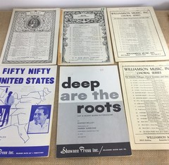 Octavo Choir Sheet Music Lot of 34 Popular Choral SATB Vintage 1930s -1970s
