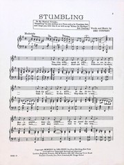 Stumbling Sheet Music Edward Zez Confrey Novelty Fox Trot Oddity 1922 Key of G
