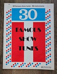 30 Famous Show Tunes Song Music Book Bb Instruments H866 Charles Hansen