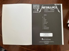 Hal Leonard Metallica: 1983-1988 Guitar Play-Along Volume 195 Book/Audio Online