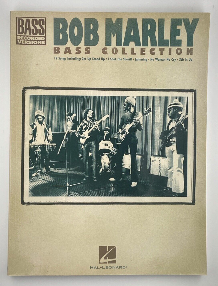 Bob Marley Bass Collection Recorded Versions Sheet Music Book