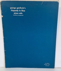 Vintage 1940 George Gershwin&rsquo;s Rhapsody In Blue Piano Solo Sheet Music