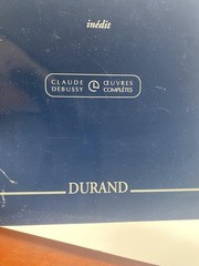 Vintage Debussy Les Soirs Illumines Charbon Piano Durand Sheet Music Italy