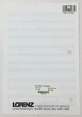 The Reason Why SATB Choral Organ Sheet Music By Lani Smith Lorenz Publishing