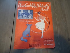 Vintage 1926 How Could Red Riding Hood Sheet Music Huntington WVa WV