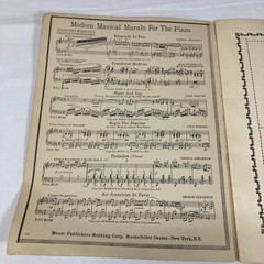 George Gershwin Rhapsody in Blue Piano Solo Sheet Music Harms Inc Vintage 1927
