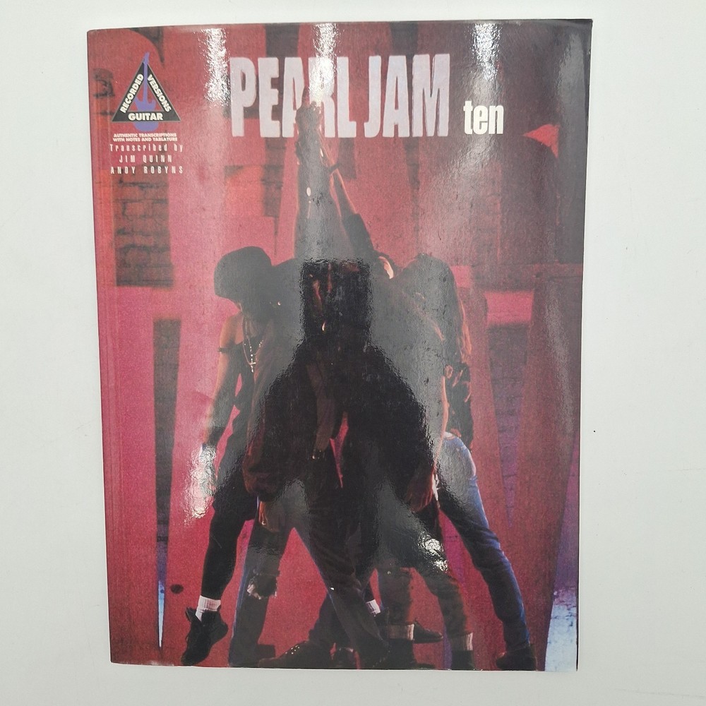 Pearl Jam Ten Sheet Music Updated Edition Guitar Tablature Book