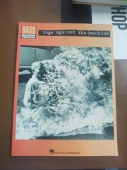 Rage Against the Machine Bass Recorded Versions Tab Songbook Bass Guitar Hal Leo