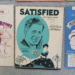 16pc Lot 1920-43 Antique Music Sheet Music. Retro Graphics Theater Design Vtg