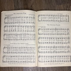 1941 SONGS FOR AMERICA SHEET MUSIC SONGBOOK SCHOOL, CLUB, ASSEMBLIES, CAMP VTG.