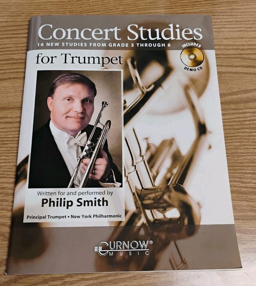 CONCERT STUDIOS FOR TRUMPET 16 NEW STUDIES FROM GRADE 3 THROUGH 6 WITH CD