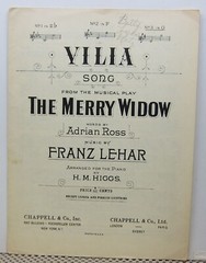 Vilia – Adrian Ross & Franz Lehar – Sheet Music 1907