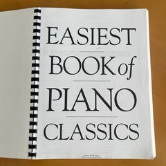 Easiest Book of Piano Classics – Intermediate – Comb Bound – Amsco 1997