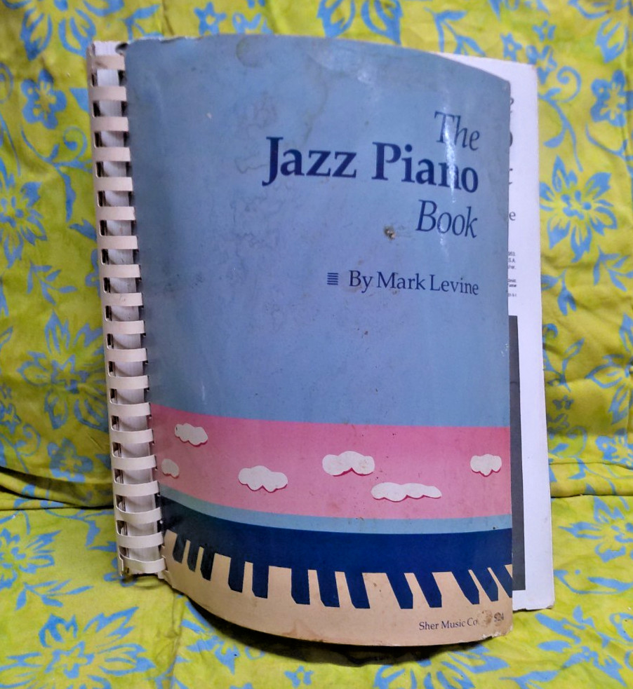 The Jazz Piano Book Mark Levine 1989 Spiral Bound Sher Music Piano Guide
