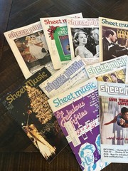 Sheet Music Magazine Lot 14 Vintage Publications 1979-1995 Mixed Genres Superman