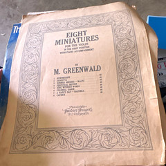 Theodore Presser Eight Miniatures Violin First Position Sheet Music Piano Duo