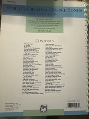 World Southern Gospel Songs Sheet Music Piano Vocal Guitar PVG Book