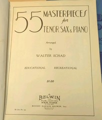 Saxophone SHEET MUSIC BOOK LOT Of 4 VINTAGE 1940s