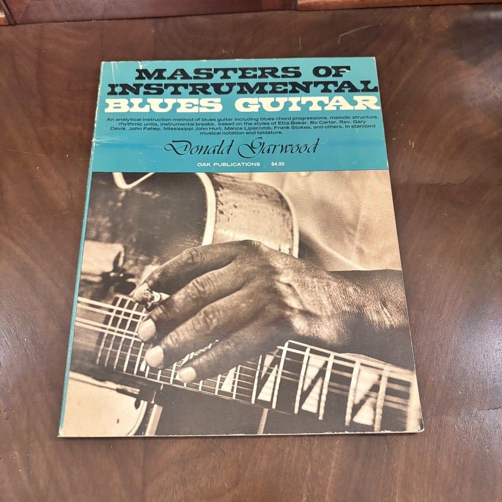 Masters of Instrumental Blues Guitar Donald Garwood Oak Publications Vintage