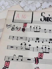 Vintage Professional Jazz Big Band Set – « Sid&rsquo;s Bounce » – 5 Parts – Emmitt Clem