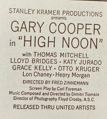 Vintage 1952 “High Noon” Sheet Music/Voice & Piano/Cover Features Gary Cooper