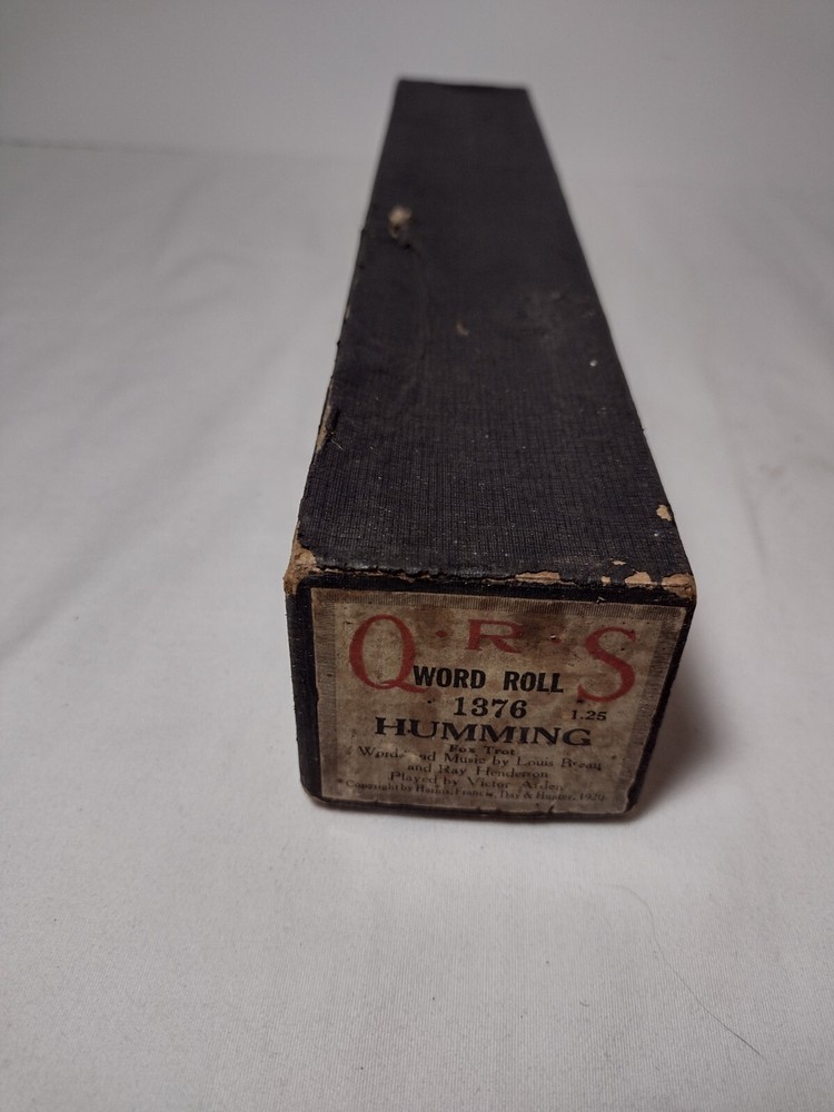 Vintage Player Piano Music Roll Humming Untested QRS