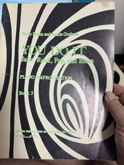 L 1972 Book YOU DO IT: Jazz, Rock, Pop & Blues Piano Improvisation #3