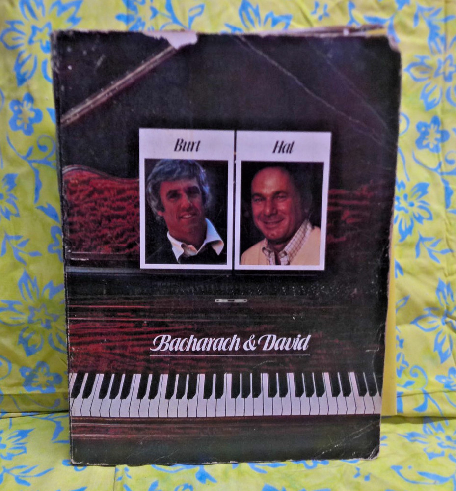Bacharach & David Piano Songbook Burt Bacharach Hal David 1978 Sheet Music