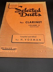 Vintage Selected Duets for Clarinet Vol. ll Rubank Inc