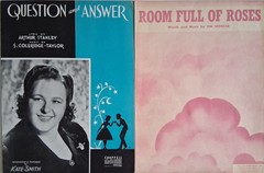 Lot of 40 Vintage 1940s Sheet Music Pieces All G or VG Pkg 1