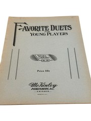 VTG Favorite Duets Young Players McKinley Piano Sheet Music Royal Library 1940’s