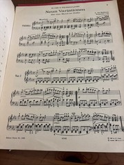 Edition Peters Nr. 298b Beethoven Variationen (Variations) II for Piano