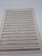 Armed Forces Song Folio Lot of 5 (1955, 1959, 1960) – Vintage Military Music Rar