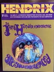 Jimi Hendrix Are You Experienced Guitar Bass Drum Transcription Book