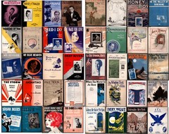 40 complete Vintage SHEET MUSIC set #248